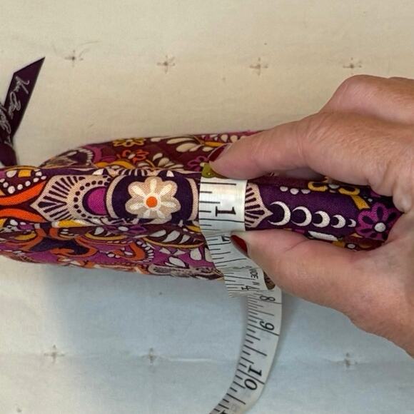 Vera Bradley Safari Sunset Tablet E-Reader Sleeve Purple Orange Retired 2011 - Picture 9 of 9